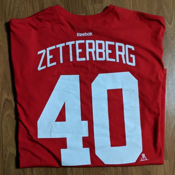 Reebok Other - Reebok Face Off Red Wing Zetterberg t-shirt